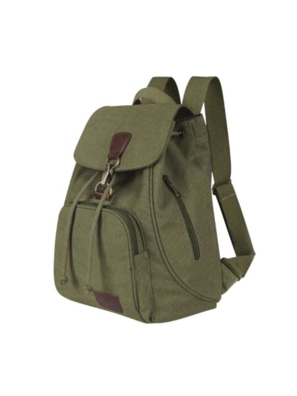 Small Canvas Backpack Purse for Women School Travel Rucksack